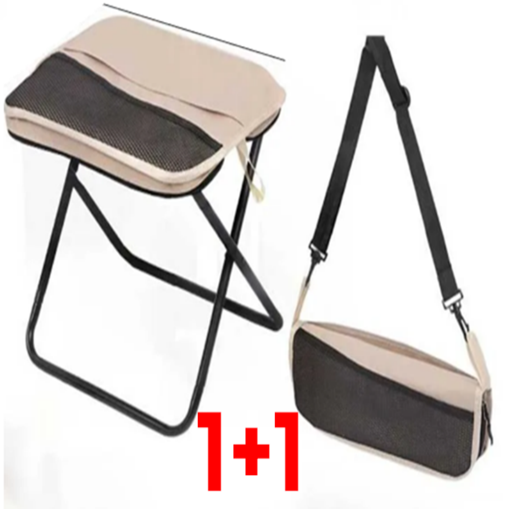 소단 캠핑 낚시 스트랩 가방형 접이식 의자, 2개, 베이지 17,900원