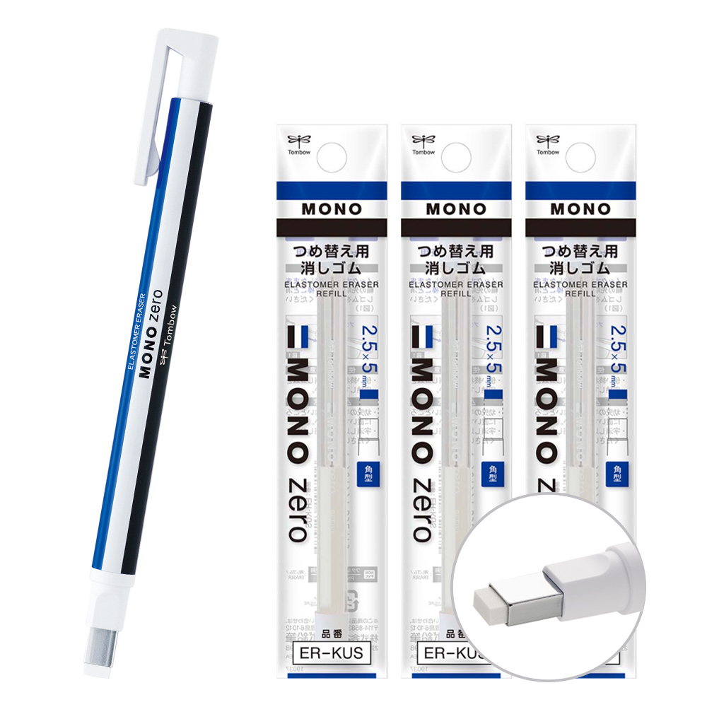 TOMBOW  모노 ZERO 샤프형 지우개, 스퀘어드 10,650원