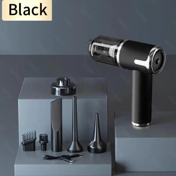 CENRR 120000PA 미니 진공 청소기, 고흡입력 무선 휴대용 진공 청소기, 강력한 청소 기계, 자동차 청소기, 현재가 20,260원