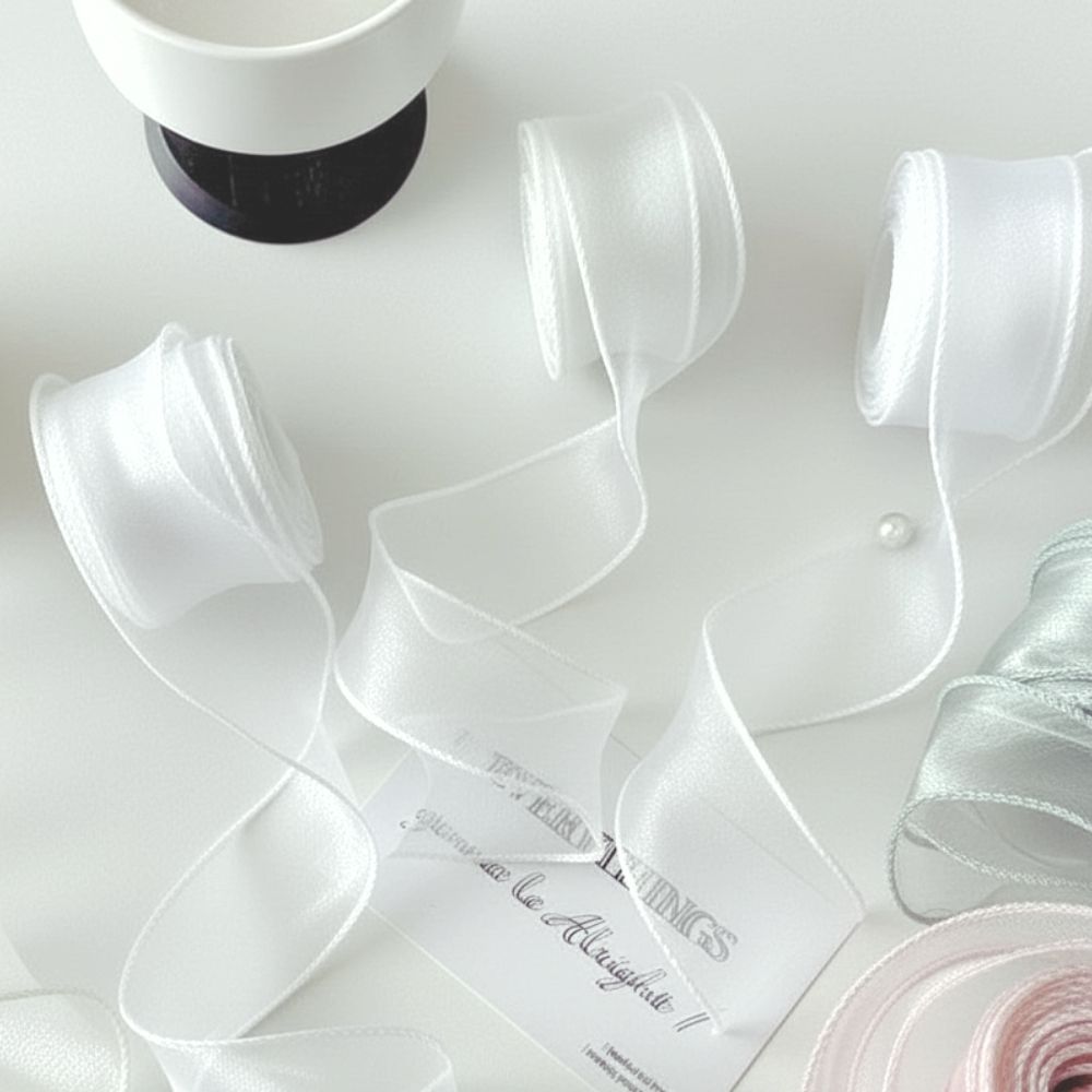 상일상회  선물 포장 오간디 리본 모루 꽃다발 끈 4cm 5,190원