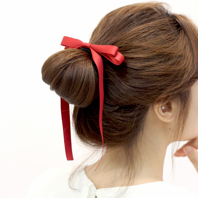 로라하 성인 여성 아동 롱테일 꼬리 긴리본 아동 여성 머리끈 헤어끈 2,900원