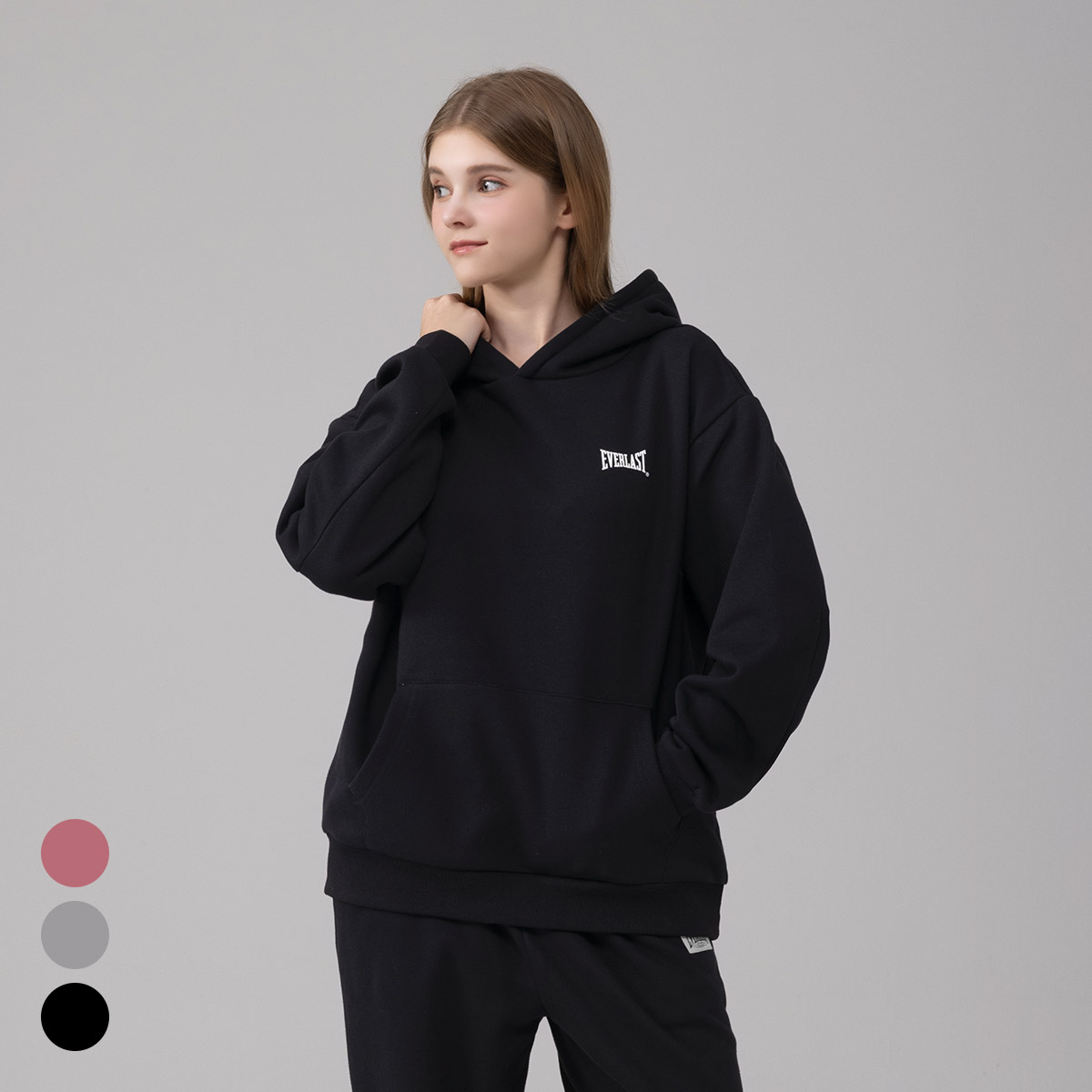 에버라스트 여성 기모 후드티 캥거루 스웨트셔츠 34,800원