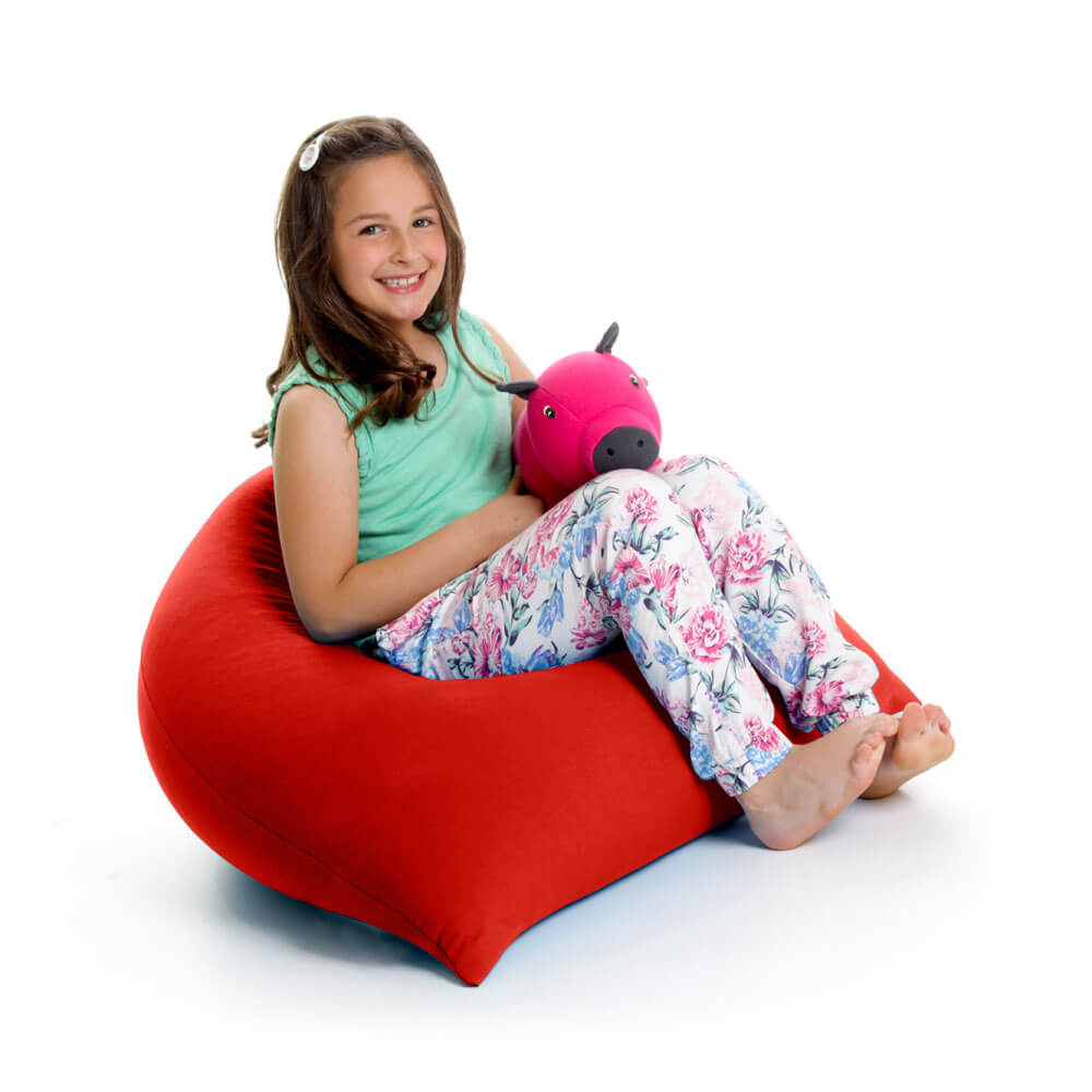 [요기보 공식몰] 피라미드 스탠다드 1인용 좌식 빈백 소파 FUBST109, Cherry Red / 체리 레드 189,000원