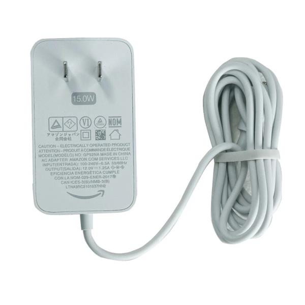 아마존 에코 도트 (3 세대) 용 전원 어댑터 시계 포함 쇼 5 스팟 공급 장치 12V 25,000원