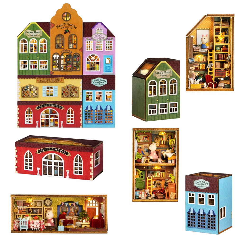 옥탑방어른이 DIY 미니어처 하우스 만들기 특수사이즈 [토끼하우스6종] 한글설명서 16,800원