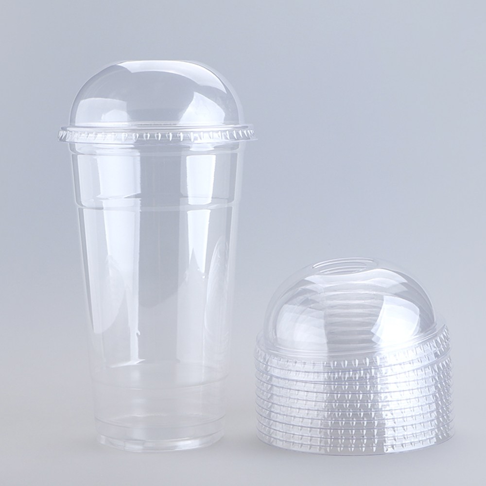 [국내생산] 컵뚜껑세트 107파이 32온스 투명 아이스컵+돔뚜껑 세트 1리터/테이크아웃, 100세트, 1개, 1L 22,700원