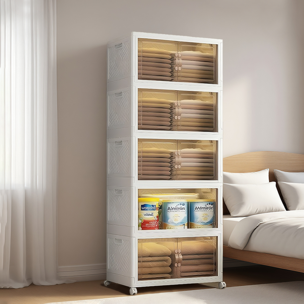 YEAAYE 대용량 리빙박스 가정용 다용도 이동식 폴딩 수납함 JG202 65,000원