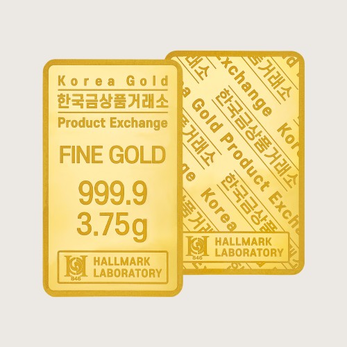 [한국금상품거래소] 24K 순금 999.9% 골드바 1돈 금 투자용 3.75g 1,085,000원