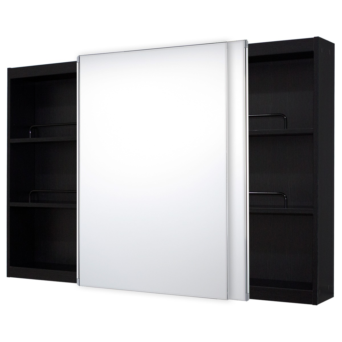 샘바스 바세슬라이드장 (1~3일 이내 출고) 2도어 전면거울 손잡이/뎀퍼포함 욕실장 여닫이 이쁜 인테리어 수납 화장실 주문제작가능 190,000원