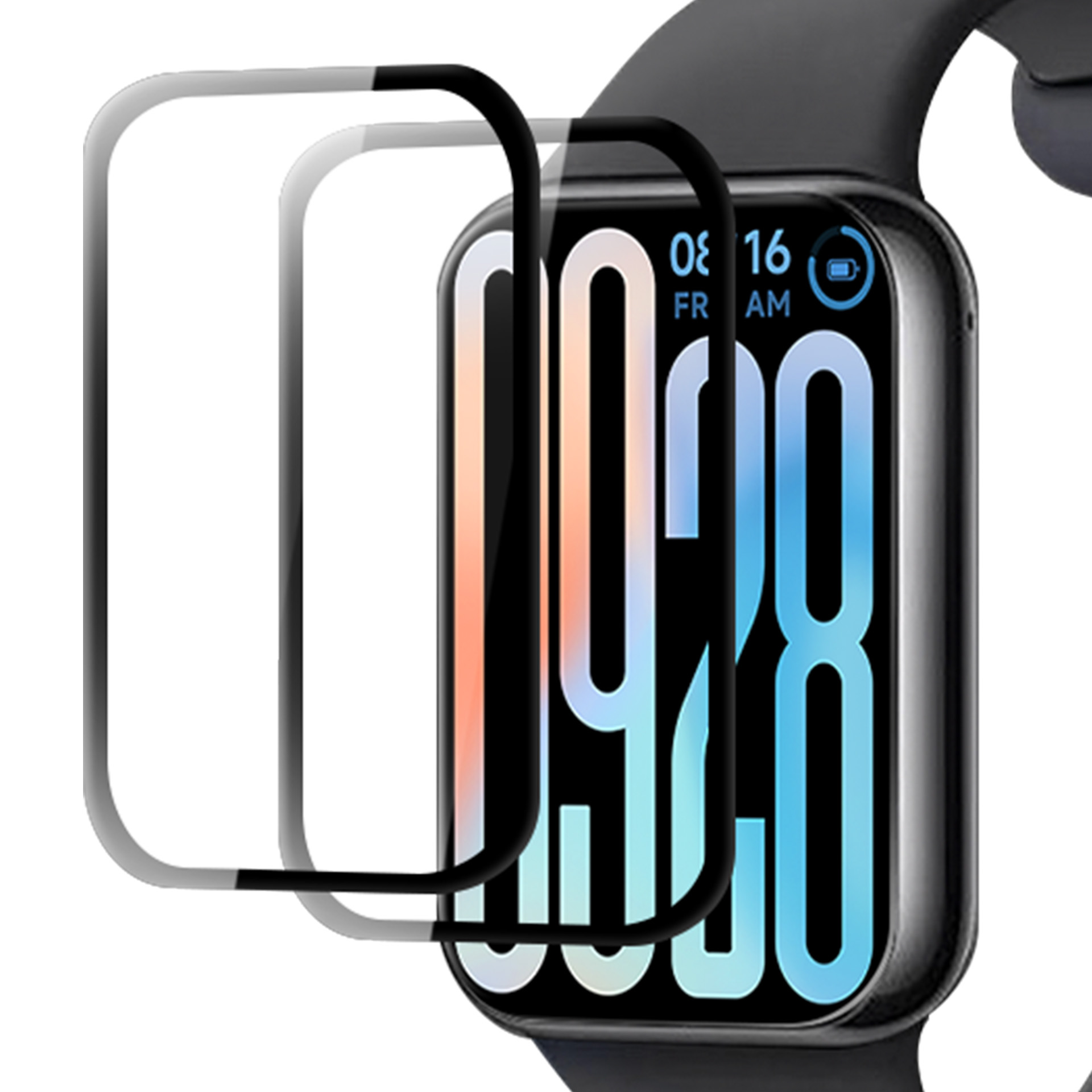 구스페리 샤오미 미밴드9 풀커버 액정보호필름 2p 세트, 블랙, 1세트 4,900원