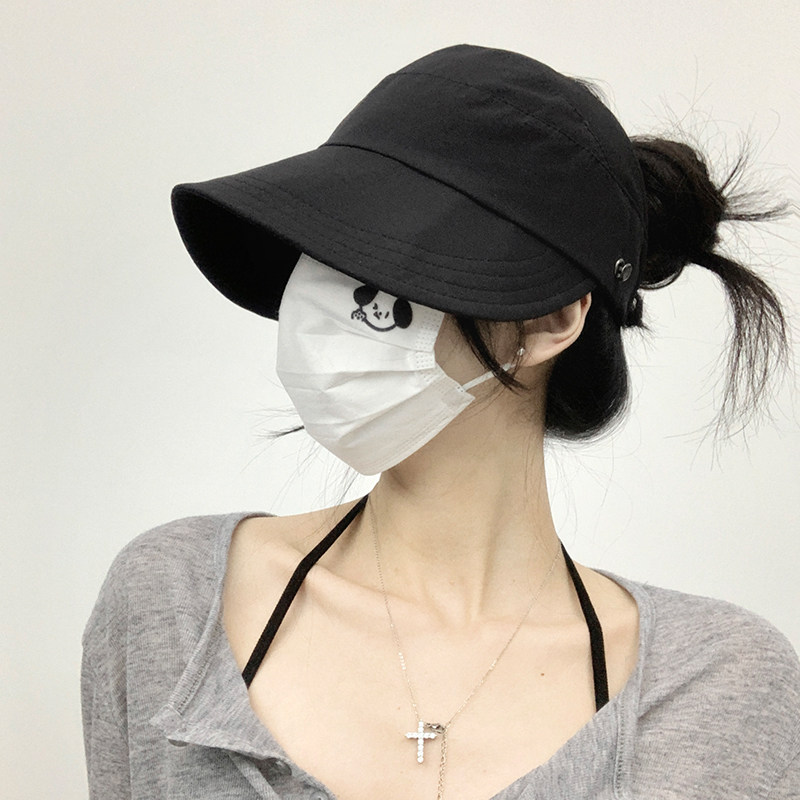 여성 자외선 차단 모자 넓은 챙 얼굴 작아보이는 여름 썬캡 방수 경량 통기성 해변 야외 활동 마스크 걸이 귀편한 햇빛가리개 모자 16,680원