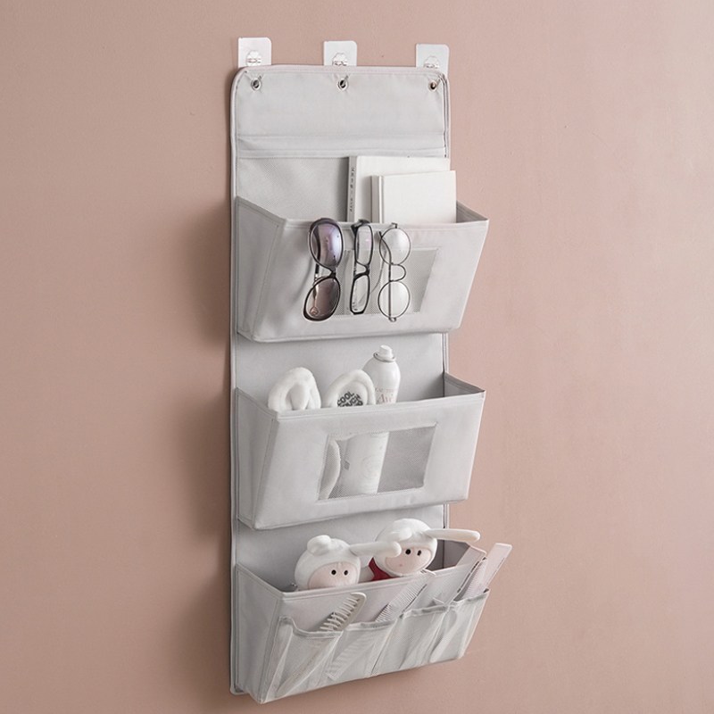 레디박스 대용량 벽걸이 다용도 3단 수납 정리 걸이, 그레이, 1개 13,900원