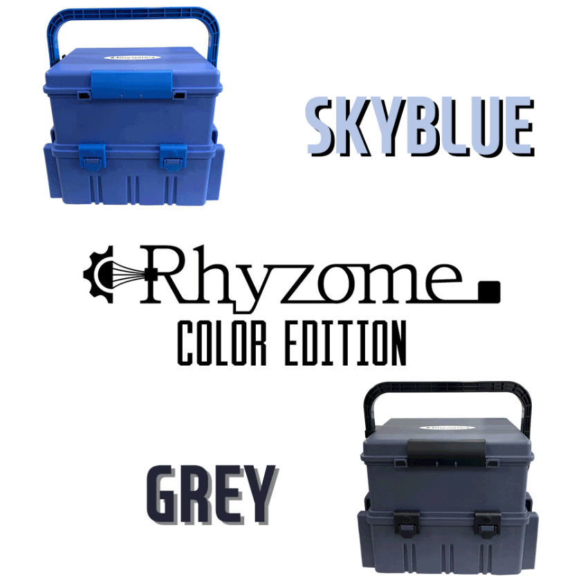 NEW리좀태클박스 컬러에디션 국내산 낚시박스 선상 루어 민물 바다, 컬러에디션 그레이, 1개 63,000원