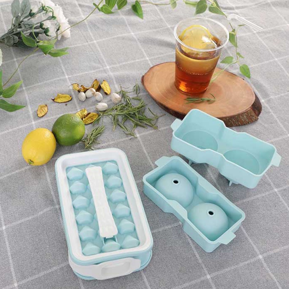 [1+1] 라이프미 보석얼음+아이스볼 메이커 세트 실리콘 얼음틀 왕볼 얼음트레이 아이스팩 커피얼음 하이볼얼음 25,890원