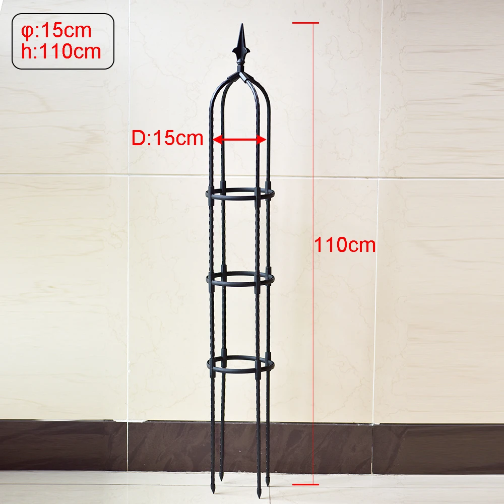 식물 등반 프레임 야외 꽃 스탠드 정원 오벨리스크 격자 휴대용 식물 지원 타워 유럽 꽃 스탠드 22,100원