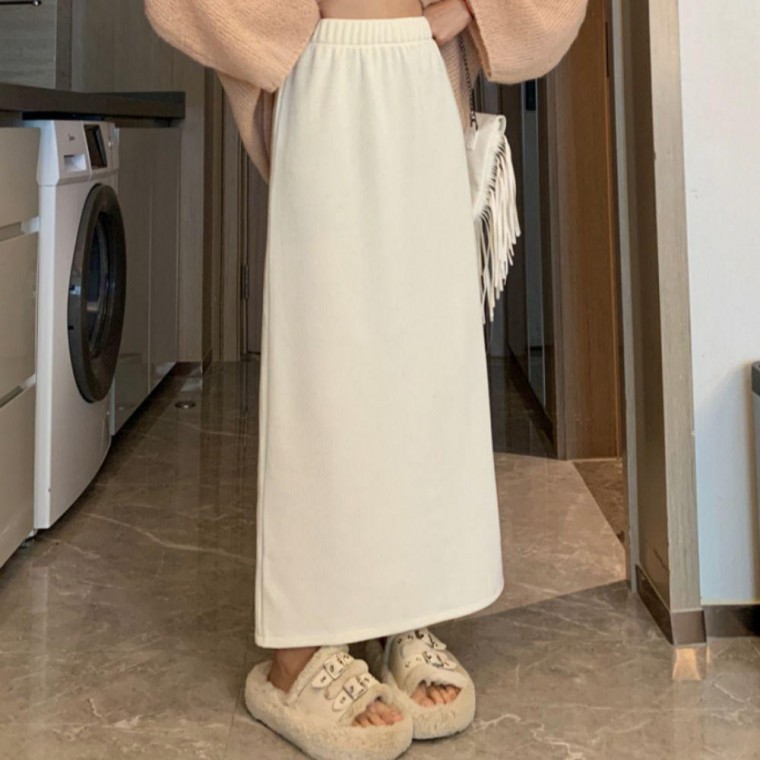 여성 겨울 데일리 기모 롱 스커트 스커트 롱치마 코듀로이 겨울치마 기모 62,600원