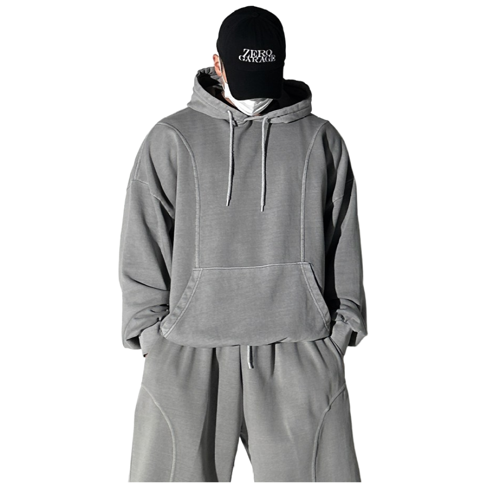 피그먼트 커브 절개 후드티 빅사이즈 빈티지 후드 오버핏 짐웨어 도프룸 남자오버핏 49,500원