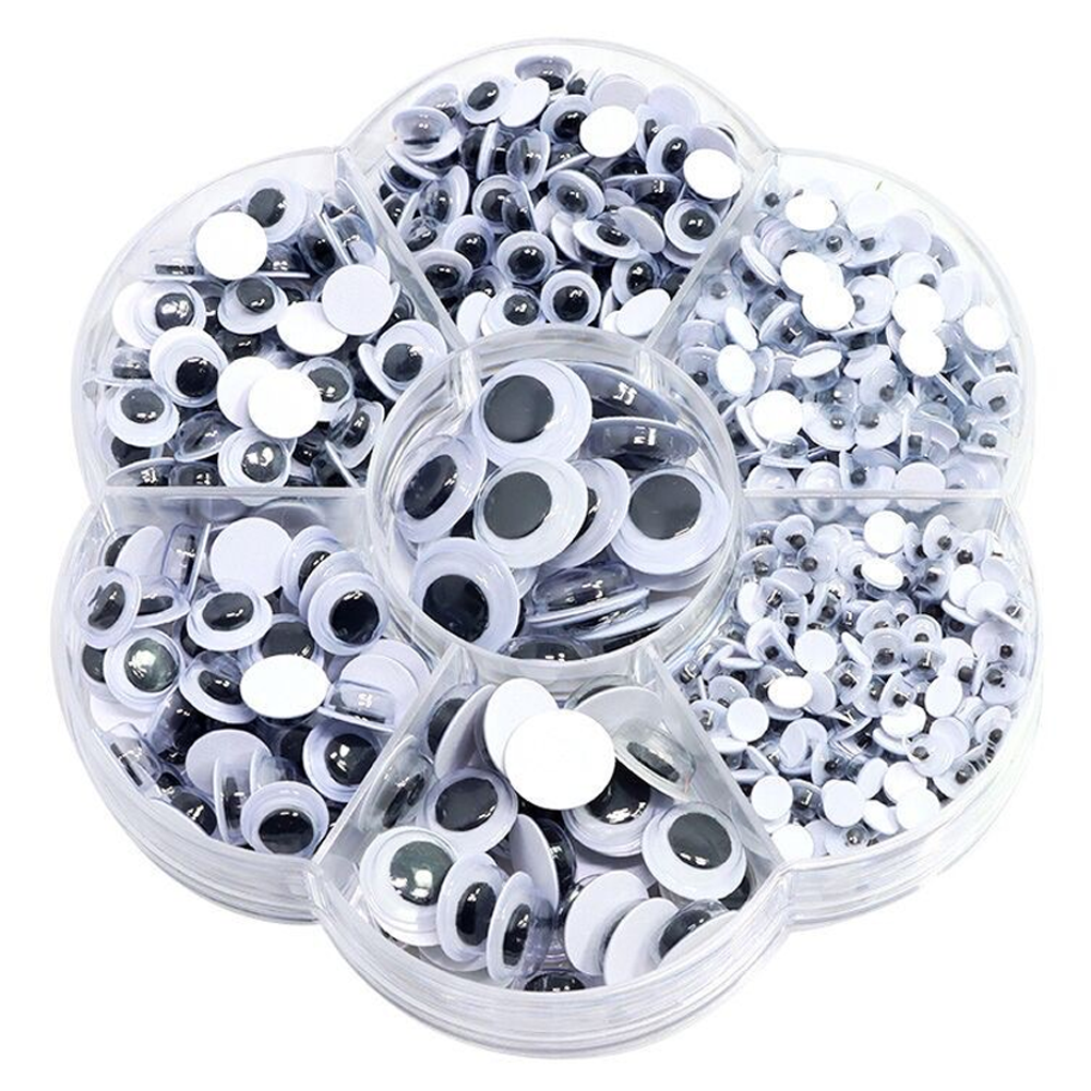 코히모 접착식 눈알 스티커 700p + 케이스, 혼합색상, 1개 5,140원