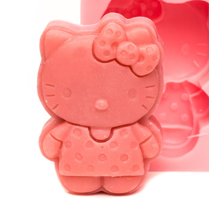 (국내생산) 마이몰드 야옹이 반입체 실리콘몰드 14,000원