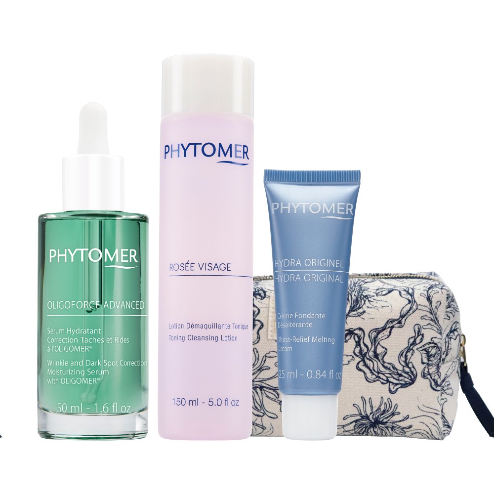 피토메르 올리고포스세럼 광채세럼 50ml 로제비자쥐 150ml 멜팅크림 25ml 씨사이드 파우치, 1개 159,000원