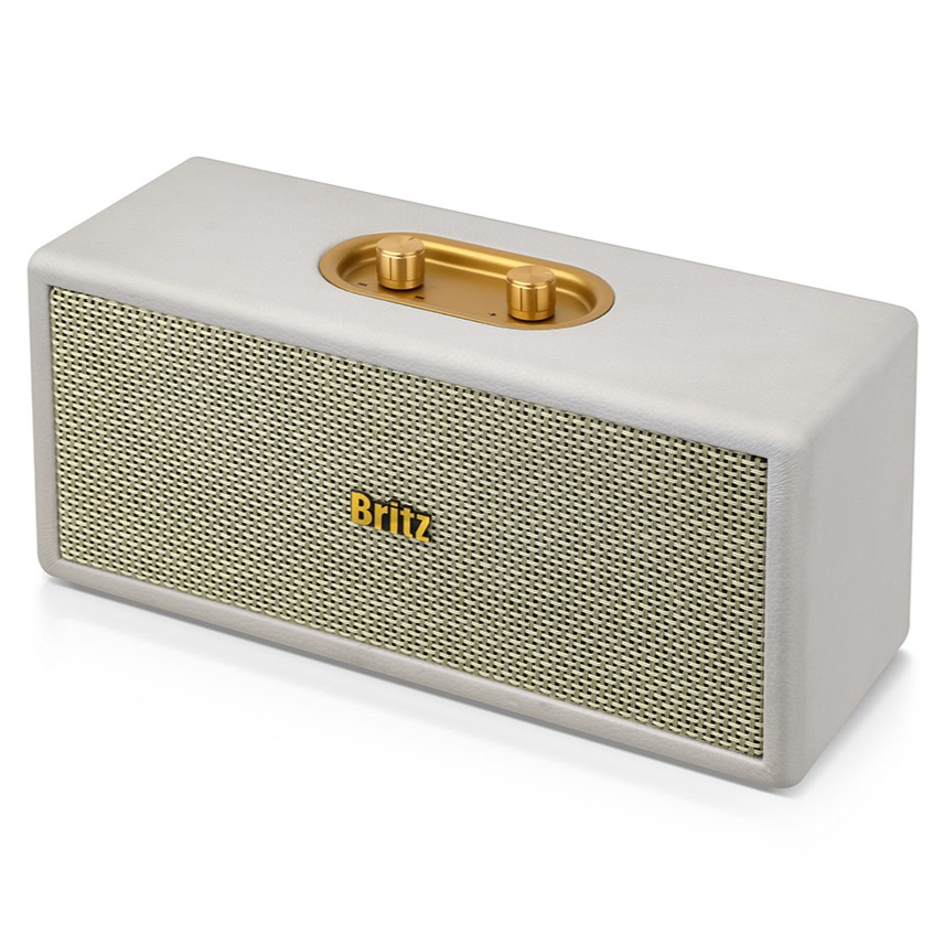 브리츠 엔틱 스테레오 무선 블루투스 스피커, BZ-TX11, 화이트 72,100원