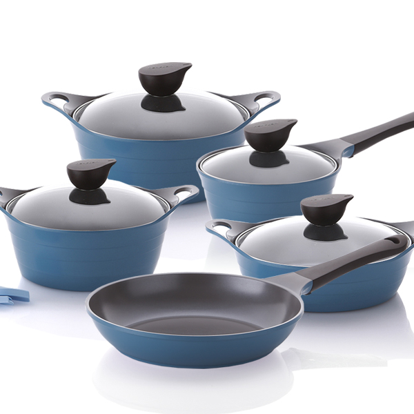 네오플램 일라 IH 인덕션 냄비 후라이팬세트 5종 블루 178,000원