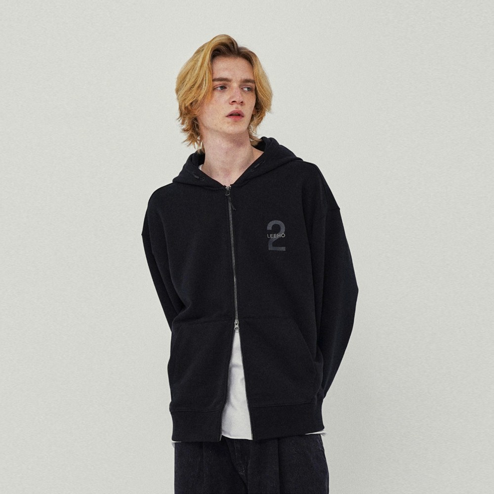 [LEEHO]LH241TC101U BLACK/SILVER 후드집업 139,000원