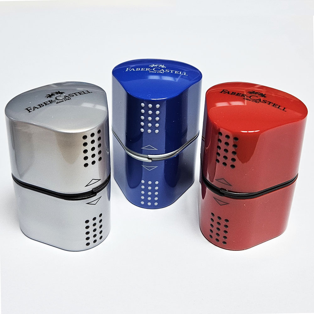 파버카스텔 그립트리오 연필깎이/ 수채 유성색연필 미술 화방 사무용 어린이 문구 학용품 선물, 1개, 블루 4,500원