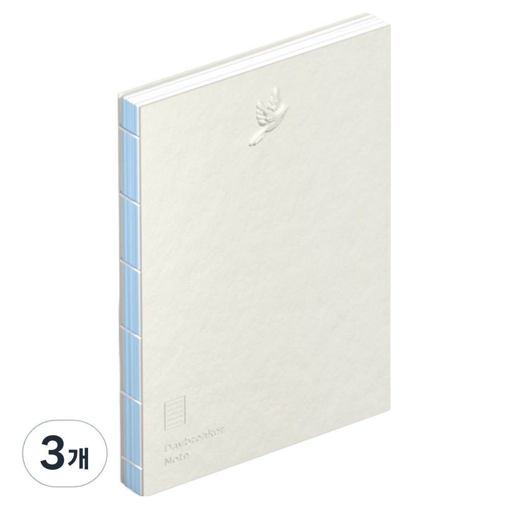 모트모트 데이브레이커 양장노트 A6 7mm 라인, 미스트그레이, 3개 65,850원