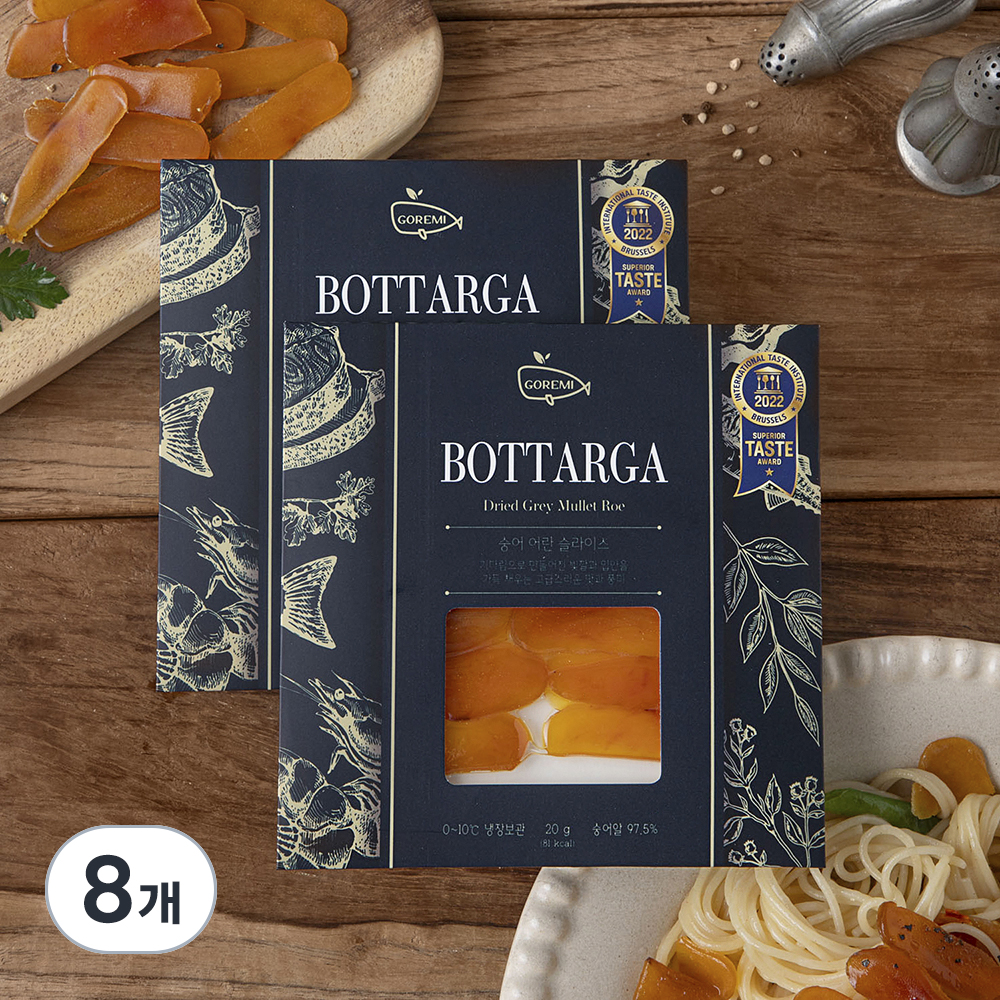 고래미 숭어 어란 슬라이스, 20g, 8개 49,200원