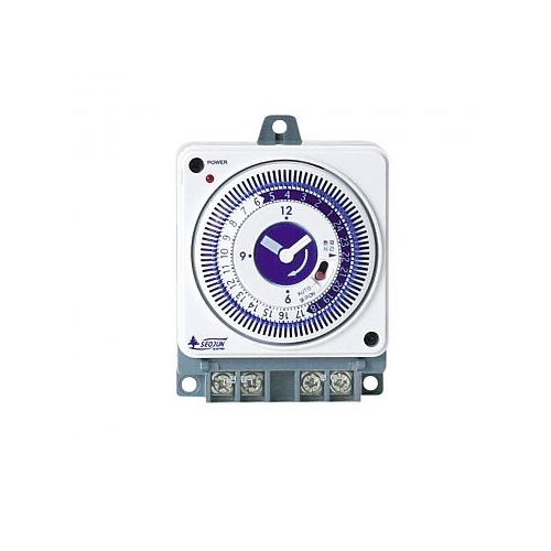 서준전기 기계식 전기 타이머 24시간 타임스위치 SJB R21 1W(판넬용 정전보상형) 33,600원
