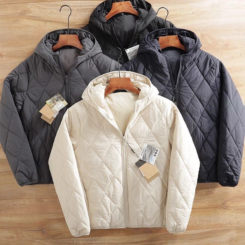 경량 누빔 패딩 점퍼 남녀공용 빅사이즈 후드 집업 패딩점퍼 루즈핏 캐주얼 퀼팅 웰론 자켓 가을겨울 따뜻한 바람막이 아우터 29,800원