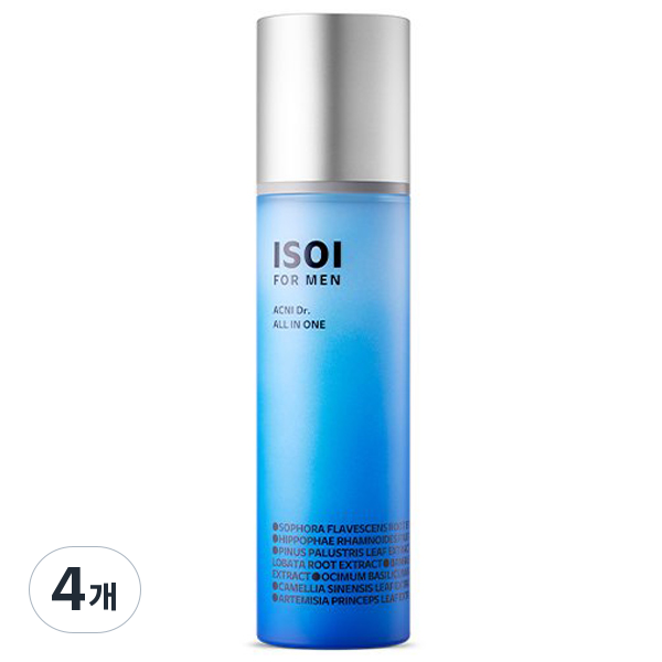 아이소이 포 맨 아크니 닥터 올인원 로션, 100ml, 4개 82,560원
