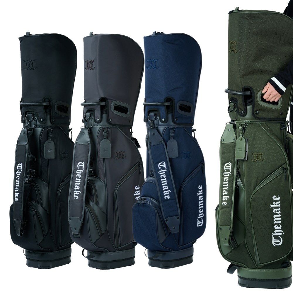 디자인등록상품 2.9kg 초경량 패브릭 캐디백 골프가방 실용성 내구성강화 남자 골프백, 패턴네이비(8.5인치) 370,000원