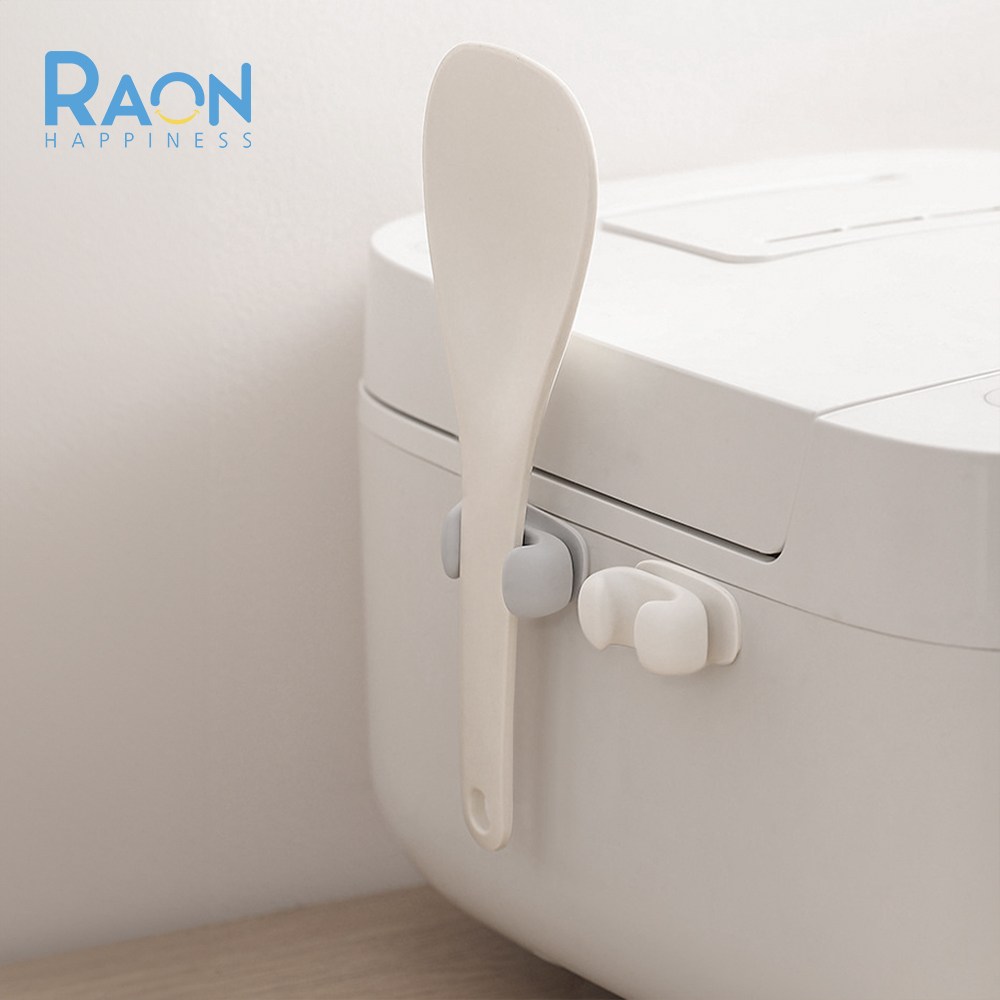 라온 주걱걸이 거치대 접착식 밥솥 밥주걱 꽂이, 1개, 그레이 5,500원