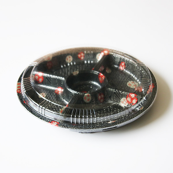 [박스] XJT-5D 5칸 회쟁반접시 초밥도시락용기 뚜껑포함 197,000원