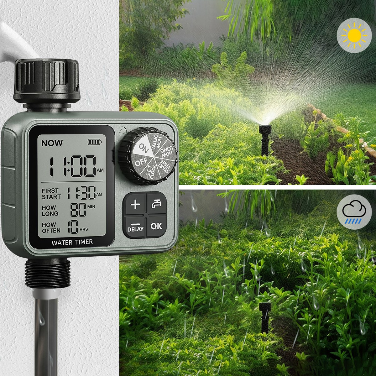 다기능 자동 급수 타이머 스프링클러 원예 자동 물주기관수 타이머 스마트 디지털 관수 관수타이머 워터타이머 야외 정원 식물 급수타이머 관개 시스템 식물 급수 시스템 39,800원