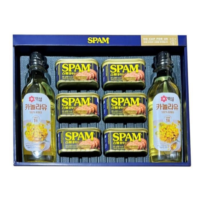 CJ제일제당 스팸 복합 1호 선물세트 (쇼핑백 포함) 24,960원