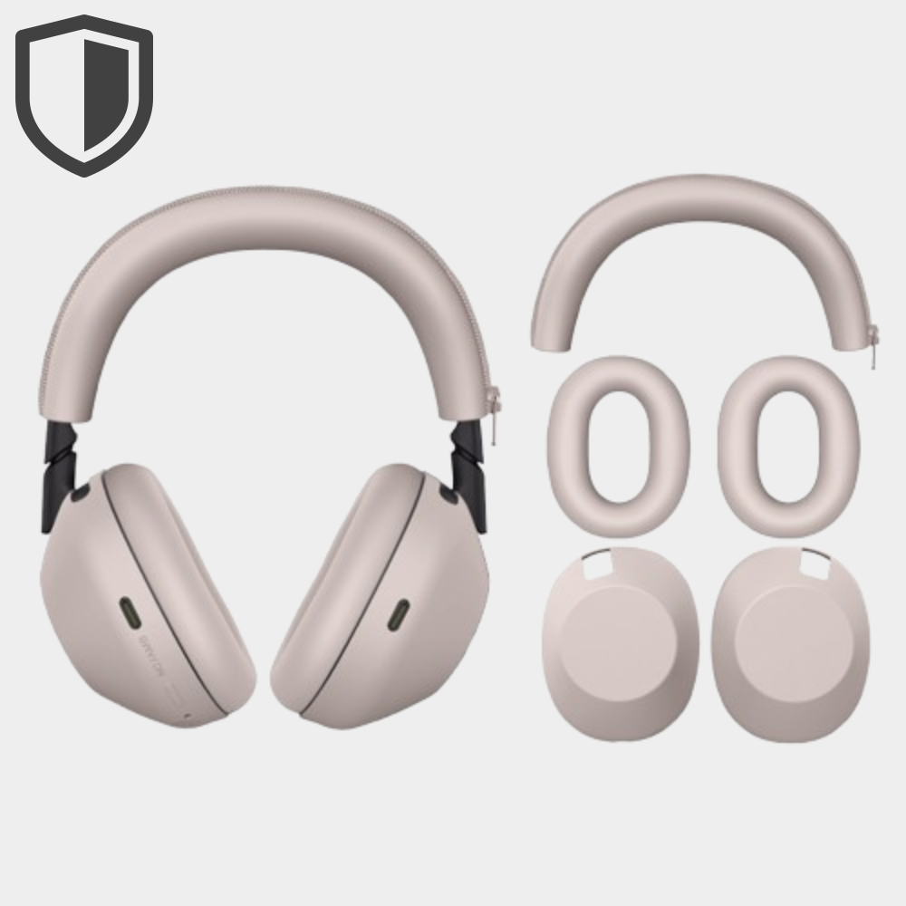 일상담다 소니 WH-1000XM6 호환 완전커버 실리콘 헤드폰 커버 3종 세트, 로즈 그레이 20,400원