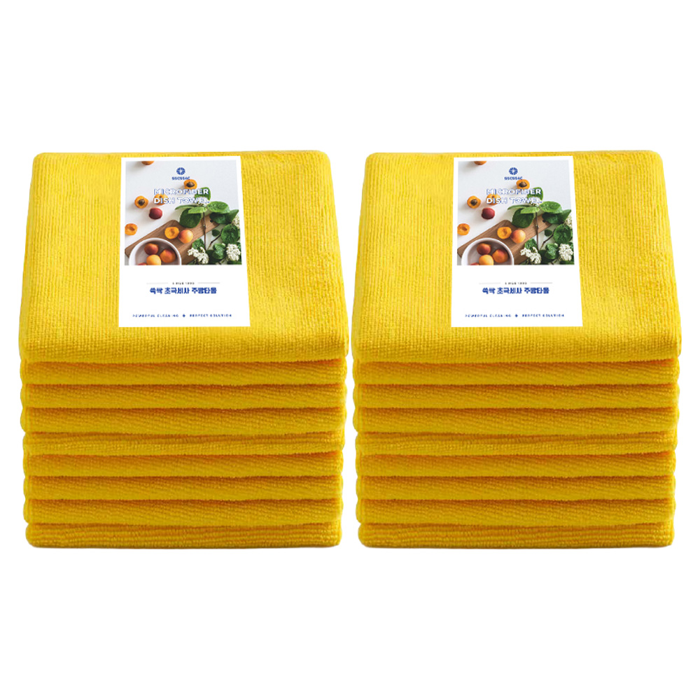 SSCSSAC 만능 극세사 주방행주 옐로우 16,050원