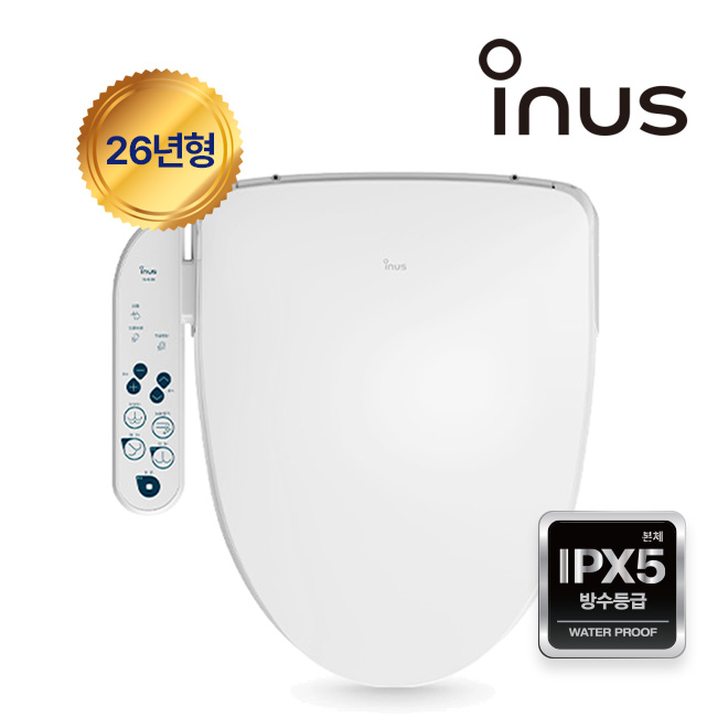26년형 이누스 직수형 방수비데 하이브리드 안심자동세척 항균시트 필터필요없는비데 is-4100 고객직접설치, 고객직접설치, 단품 129,000원