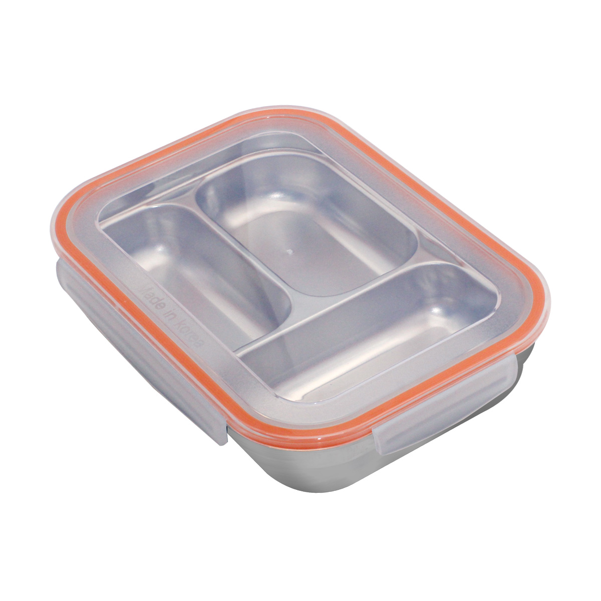 올품락 스텐 역3구 식판세트, 오렌지, 1세트 9,200원