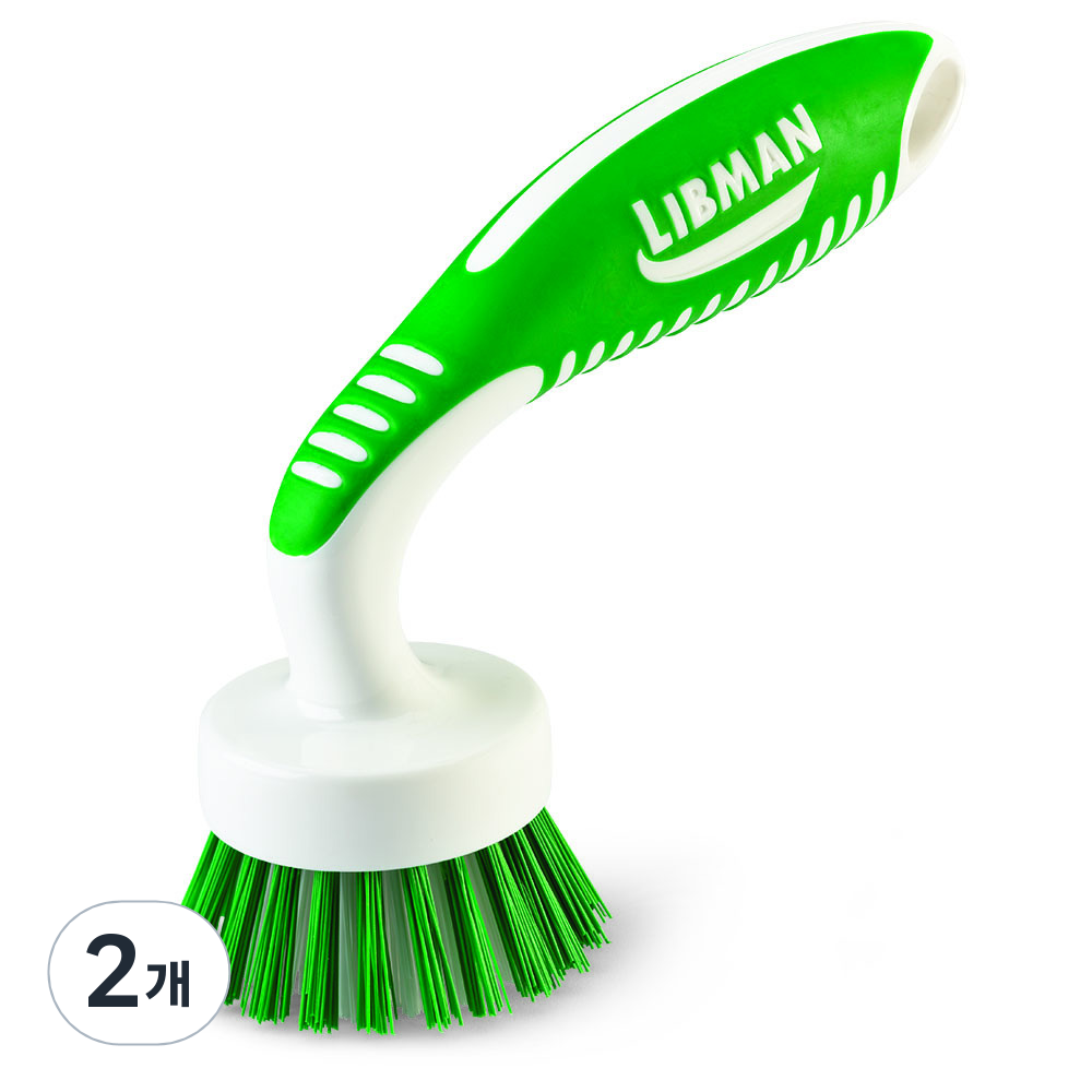 Libman 커브드 청소 브러쉬, 그린, 2개 12,600원