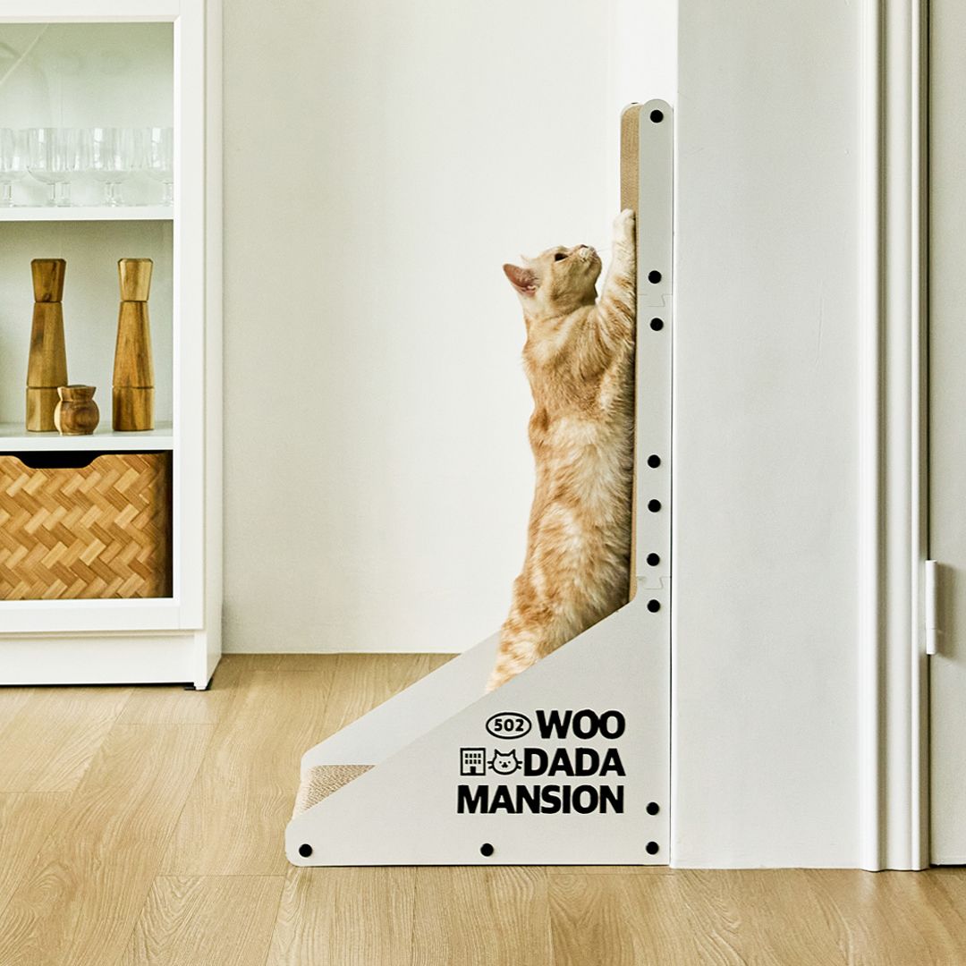 우다다맨숀 우드 수직 스크래쳐, 화이트, 1개 23,410원