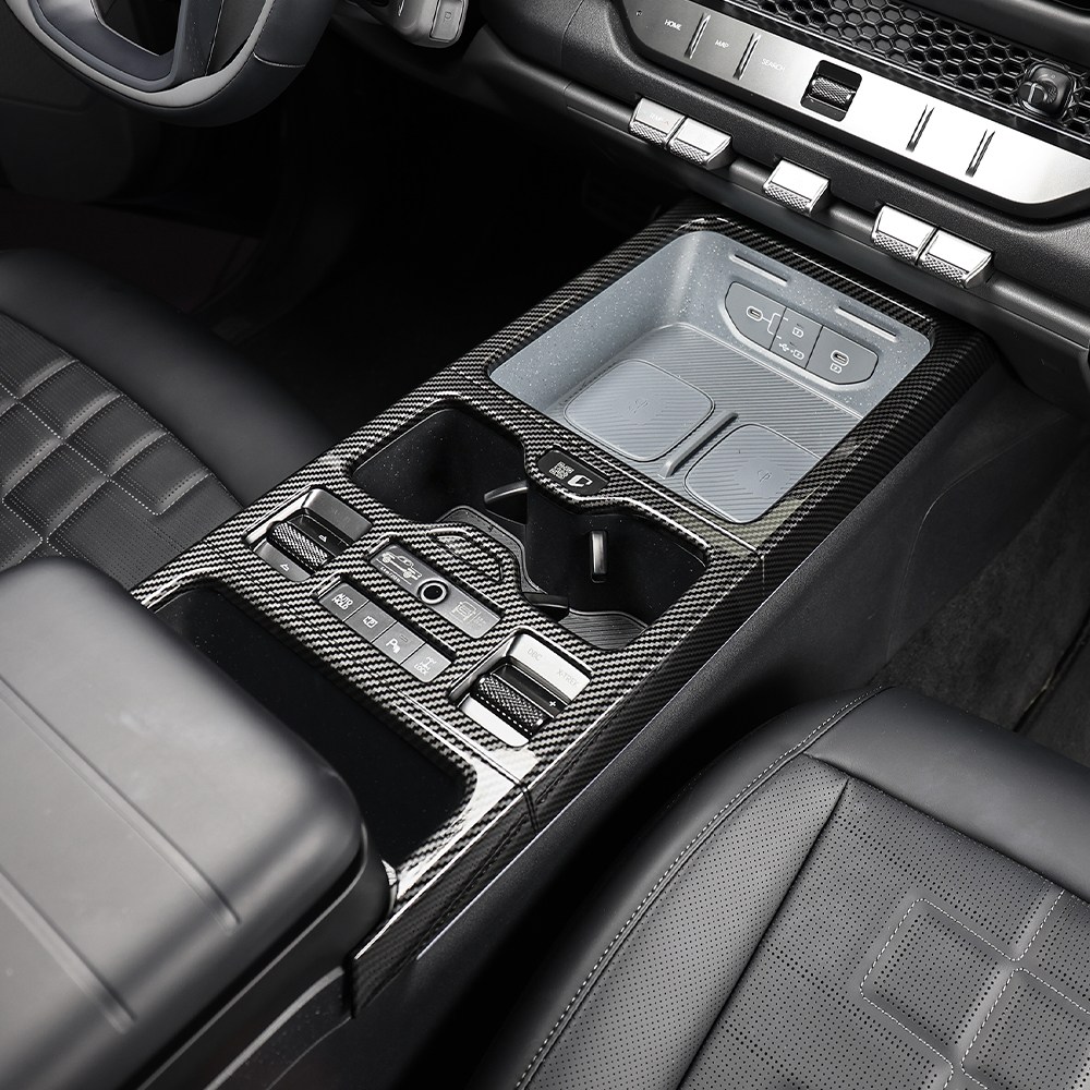 유투카 호환 타스만 튜닝 기어패널 커버 우드 몰딩 용품, 유광카본 1Pcs, 기어 34,500원