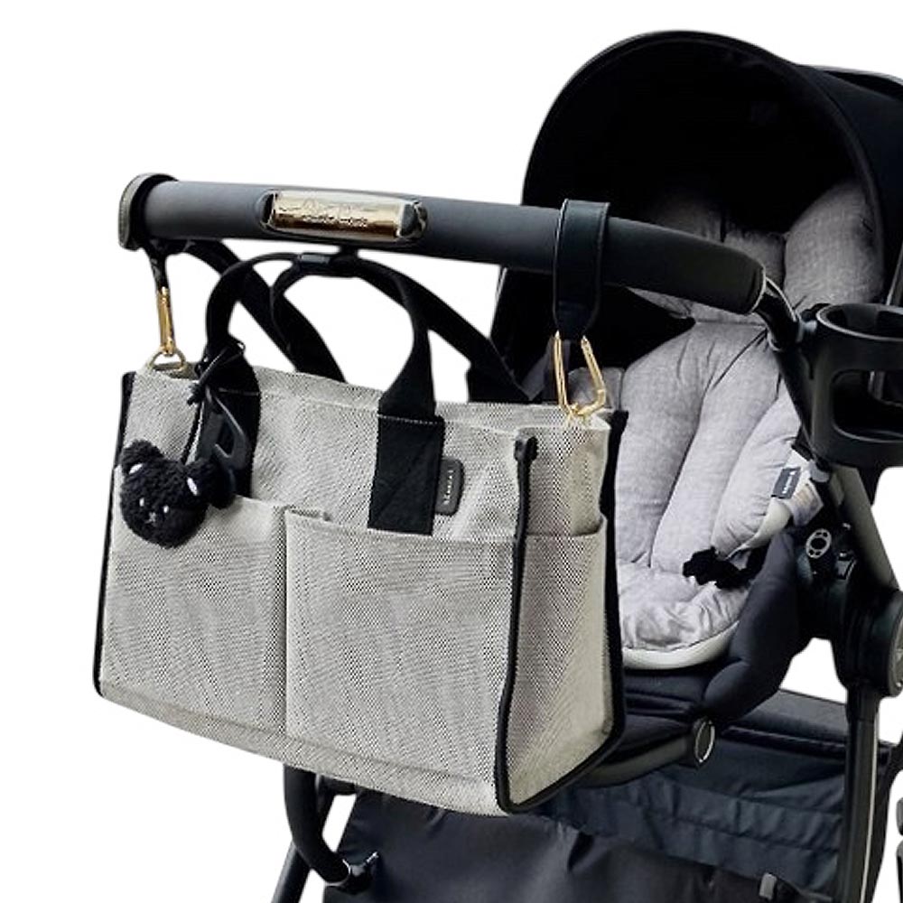 배온니 기저귀가방 캔버스 대용량 수납 가벼운 데일리백 이너백 포함, 블랙 123,800원