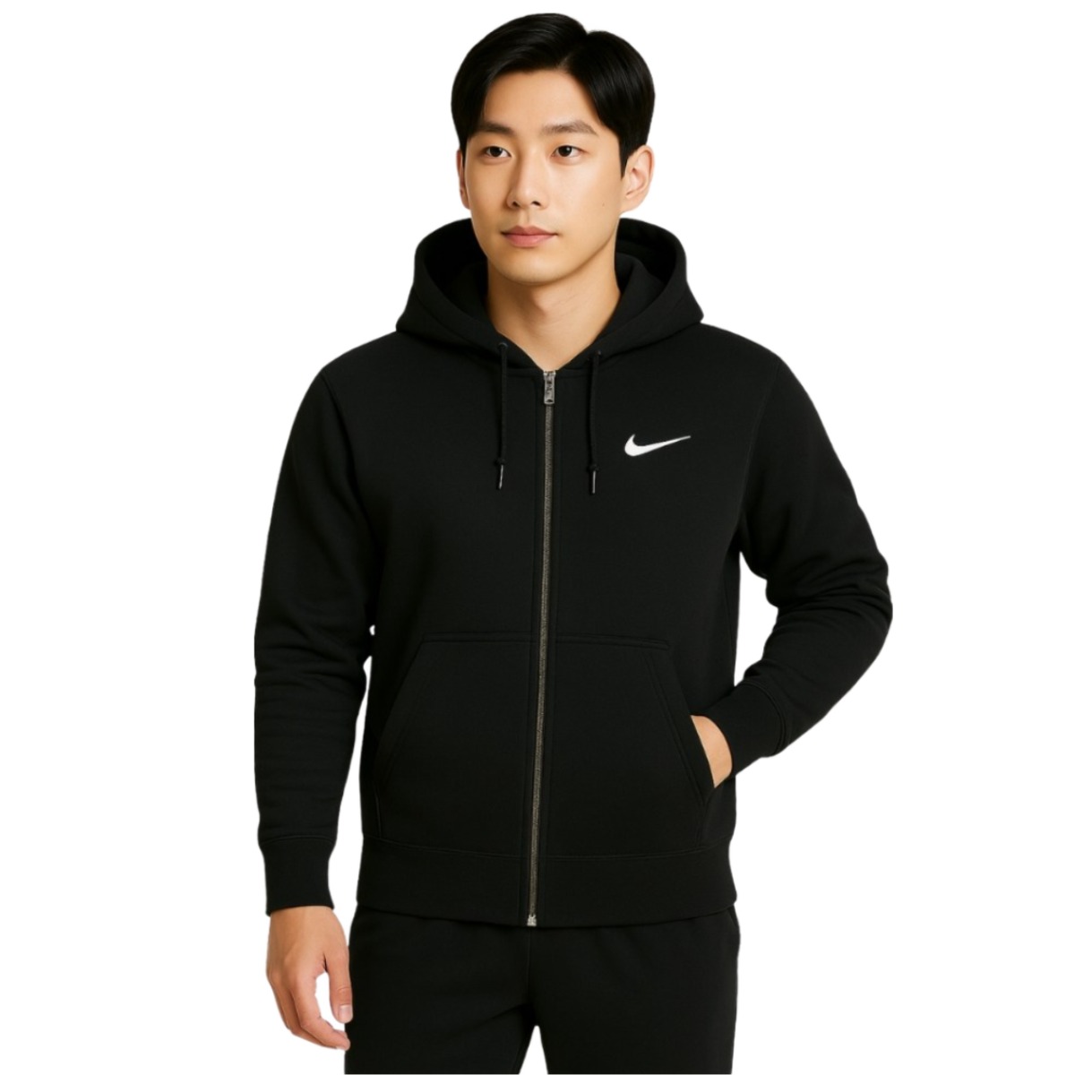 [백화점정품] 나이키 클래식 데일리 캐주얼 남여공용 후드집업 블랙 82,900원