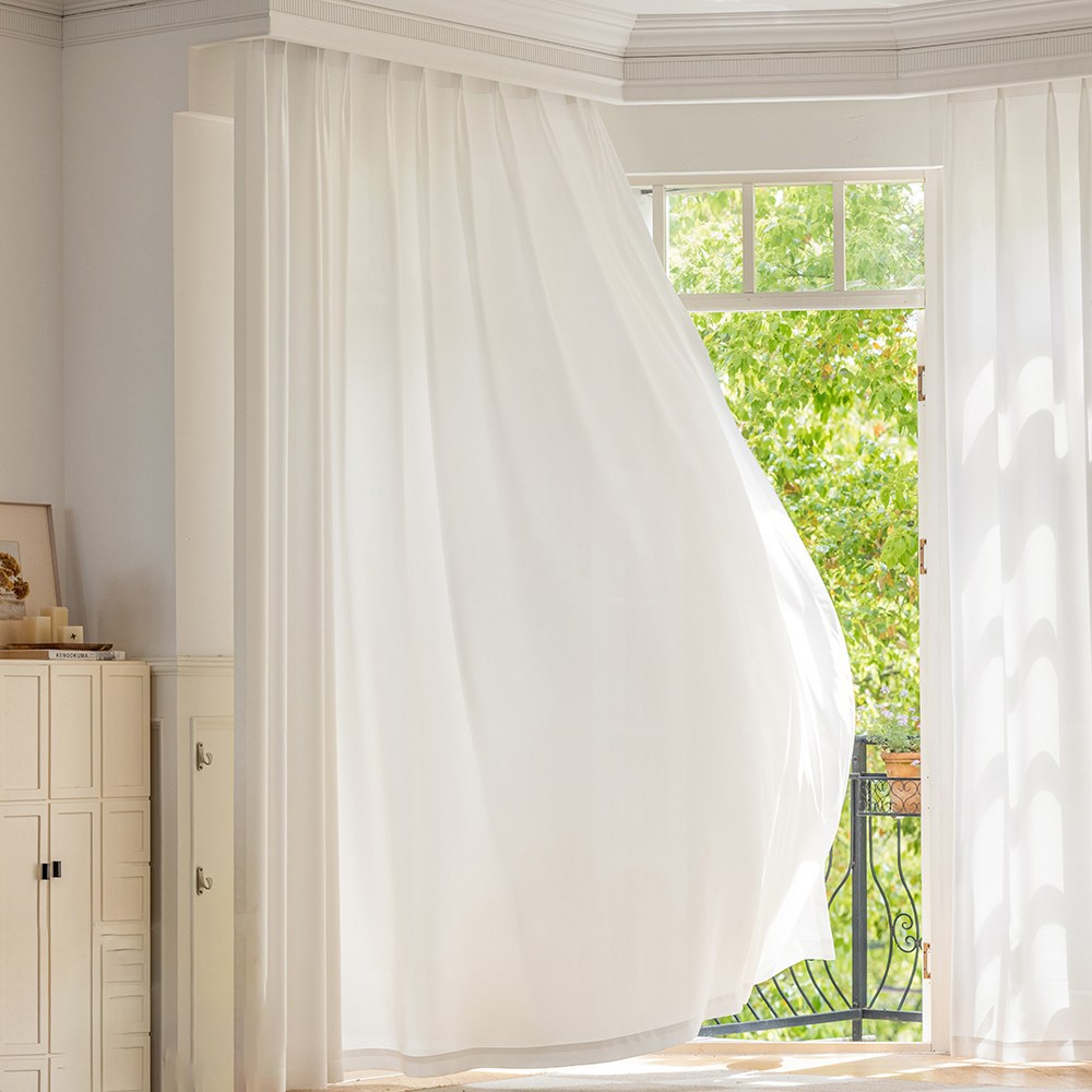 홈키안 쉬폰커튼  비침없는 나비주름 차르르커튼 커튼 거실커튼 54,800원