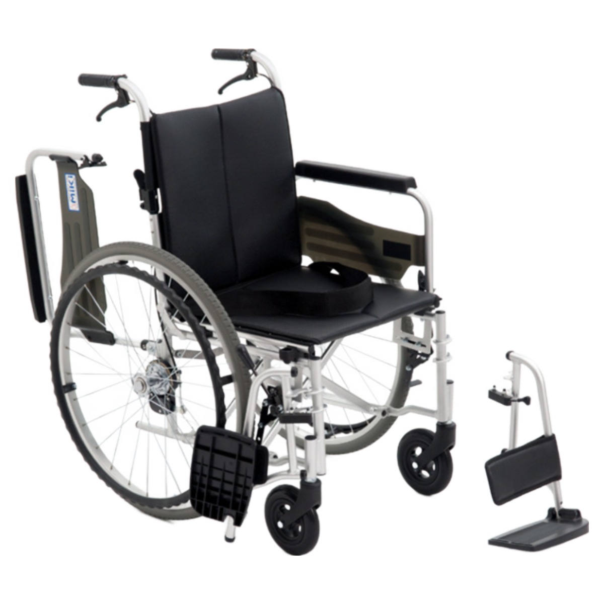 미키코리아메디칼 알루미늄 휠체어 SMART-C PU (발걸이 착탈) 휠체어/휠체어용품, SMART-C PU, 1개 406,000원