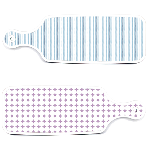 로엠디자인 서빙 도마 보드 2p 원형패턴 파스텔 보라 세트 6,410원